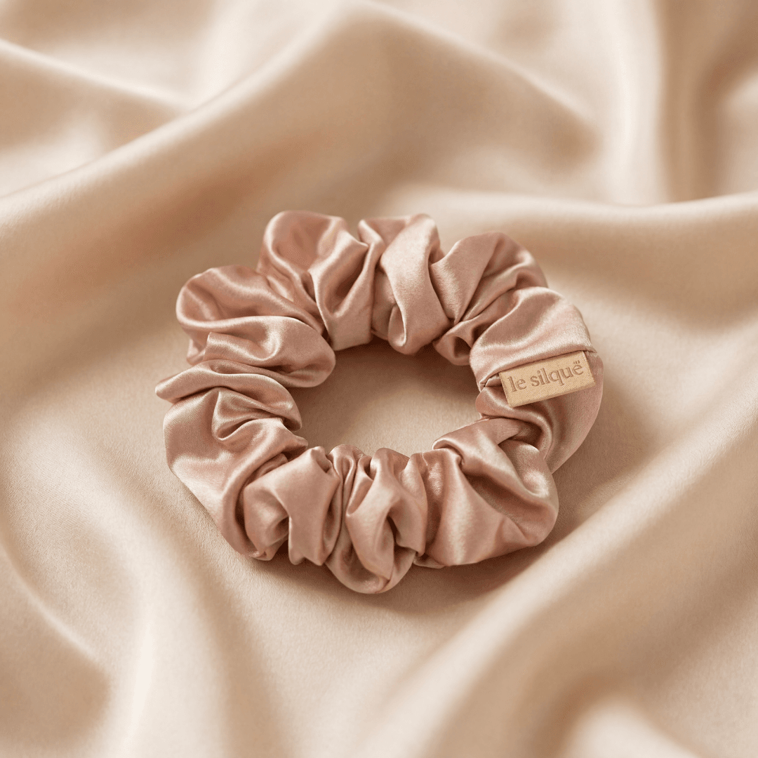 Gumka do włosów z jedwabiu ROSE GOLD | LE SILQUE