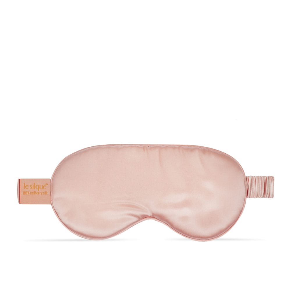 Jedwabna opaska na oczy do spania – ROSE GOLD | LE SILQUE