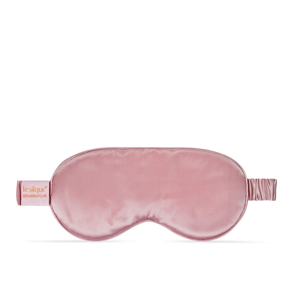 Jedwabna opaska na oczy do spania – SUGAR PINK | LE SILQUE