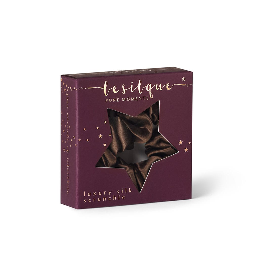 Gumka do włosów z jedwabiu COFFEE | LE SILQUE