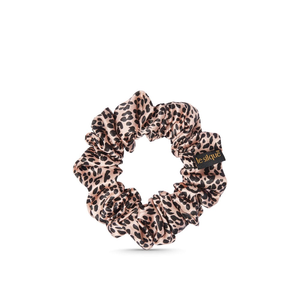 Gumka do włosów z jedwabiu LEOPARD | LE SILQUE
