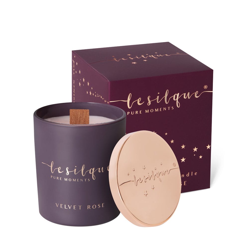 Świeca sojowa VELVET ROSE 300g | LE SILQUE