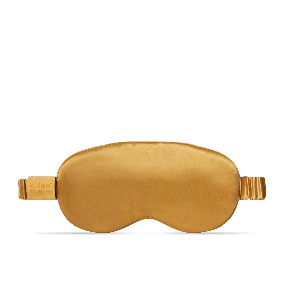 Jedwabna opaska na oczy do spania – GOLD | LE SILQUE