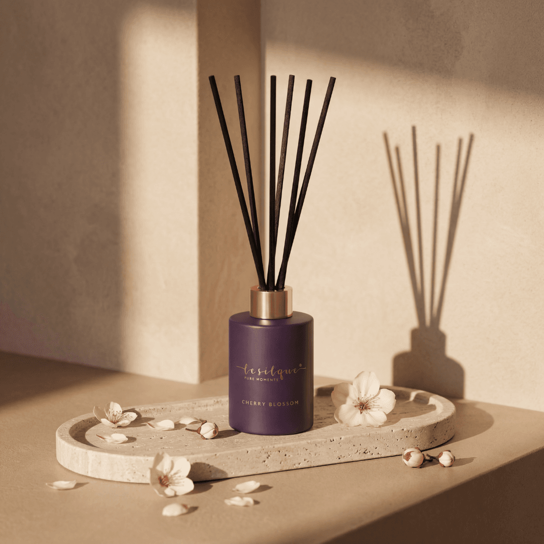 Dyfuzor zapachowy z patyczkami CHERRY BLOSSOM 120 ml | LE SILQUE