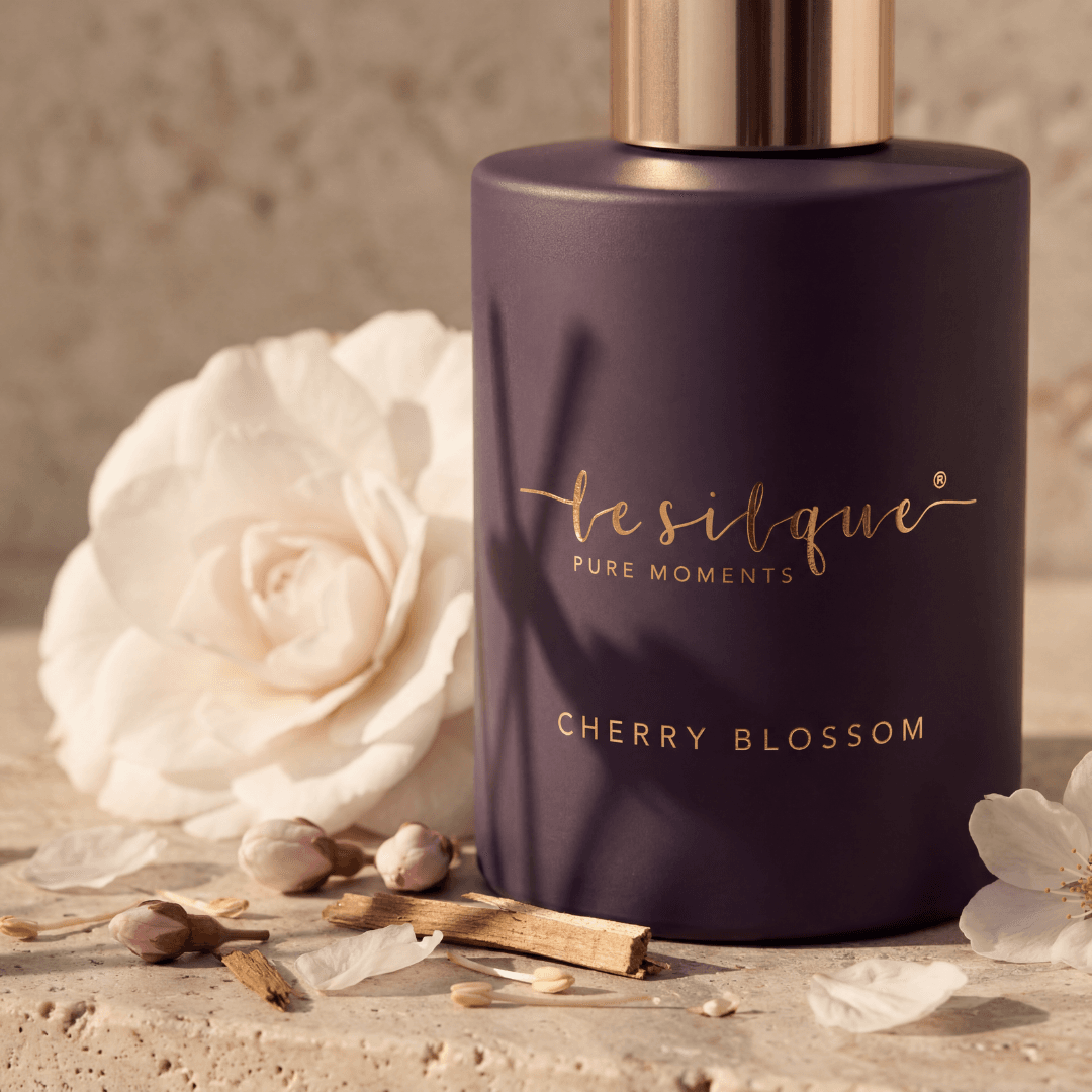 Dyfuzor zapachowy z patyczkami CHERRY BLOSSOM 120 ml | LE SILQUE