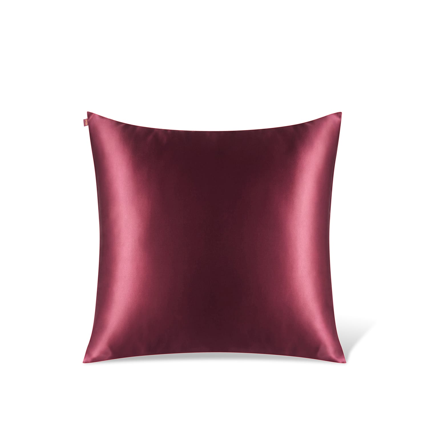 Jedwabna poszewka na poduszkę 50x50 cm w kolorze burgundy – Le Silque