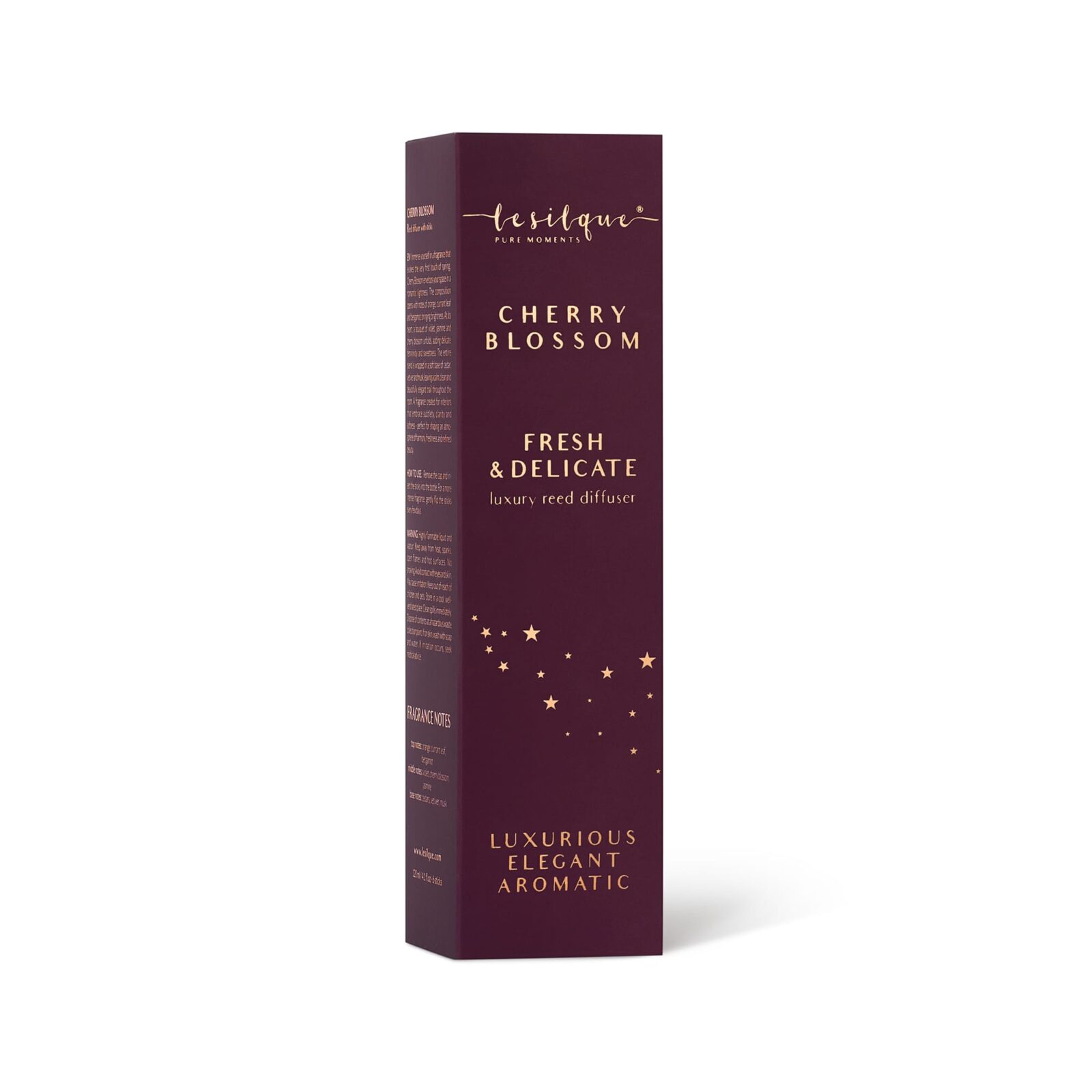 Dyfuzor zapachowy z patyczkami CHERRY BLOSSOM 120 ml | LE SILQUE